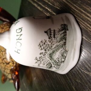 Hong Kong Handpainted 5 inch Ceramic Bell